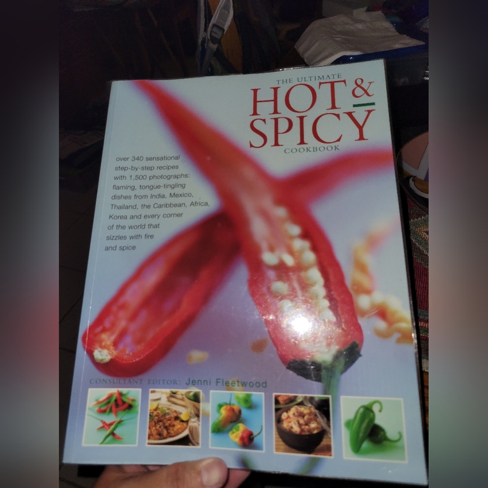 Cookbook with spicy recipes
